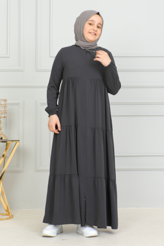 3 KATLI ÇOCUK FERACE Füme - 4002 - 11