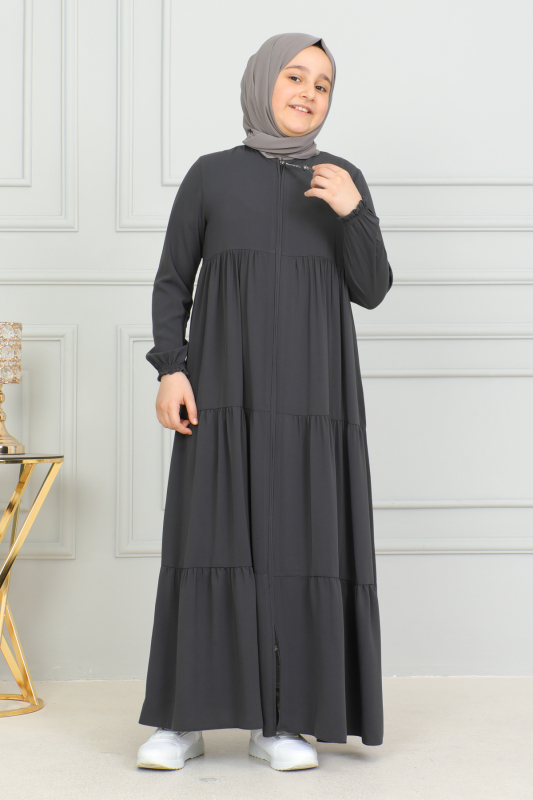3 KATLI ÇOCUK FERACE Füme - 4002 - 11