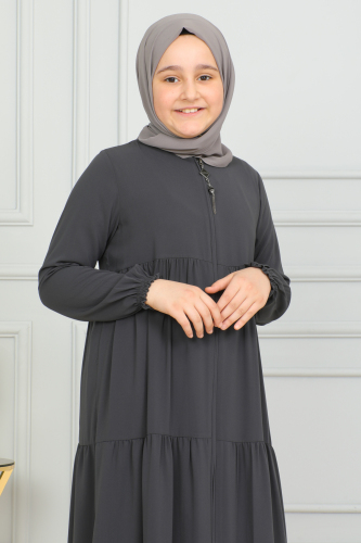 3 KATLI ÇOCUK FERACE Füme - 4002 - 14
