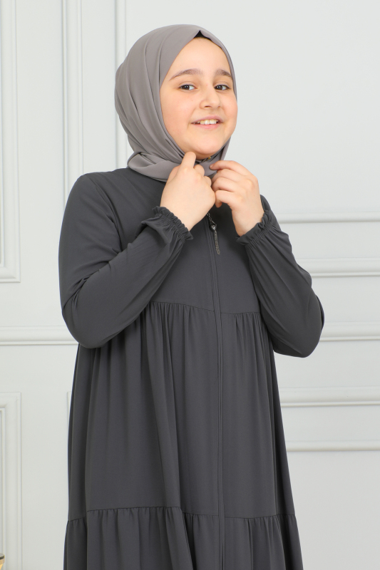 3 KATLI ÇOCUK FERACE Füme - 4002 - 16