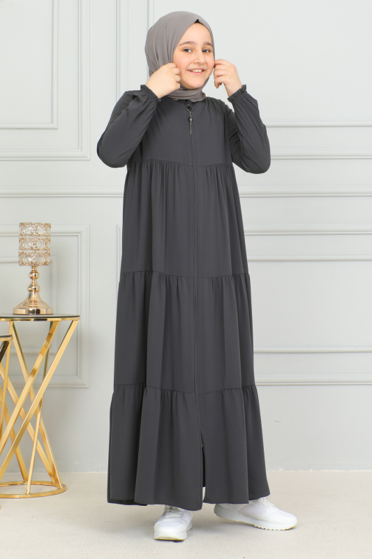 3 KATLI ÇOCUK FERACE Füme - 4002 - 18