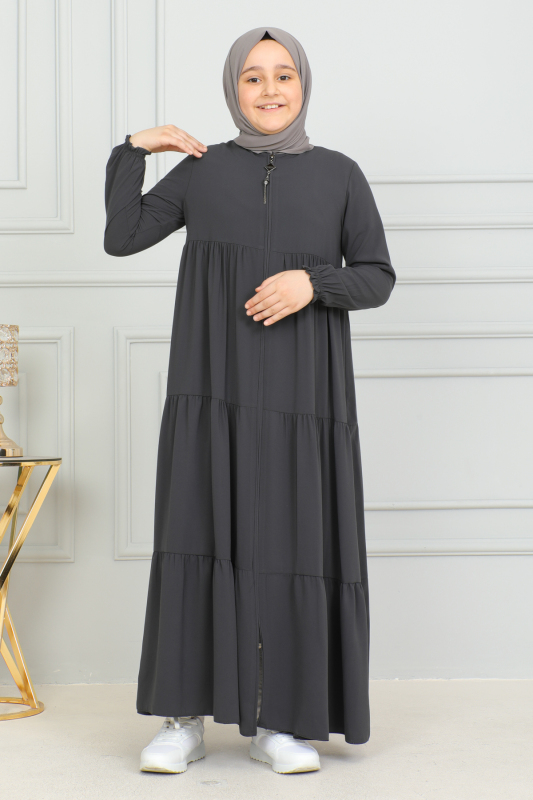 3 KATLI ÇOCUK FERACE Füme - 4002 - 19