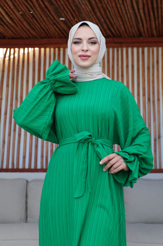 Alora Elbise Yeşil - 2445 - 3