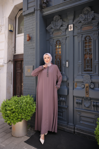 Anne Taşlı Nakışlı Gülkurusu - 9005 