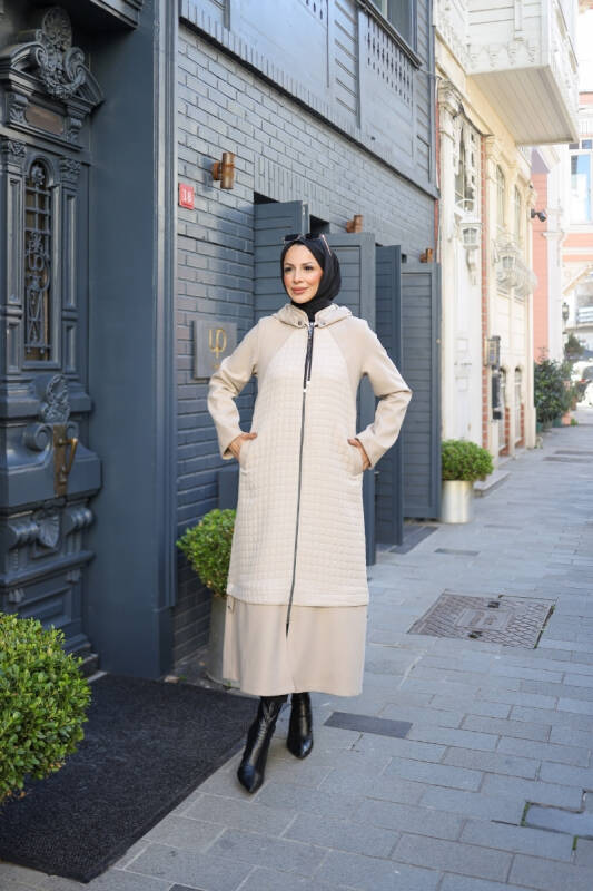 Asmin Kapitone Süet Kap Bej– 422539 - 1