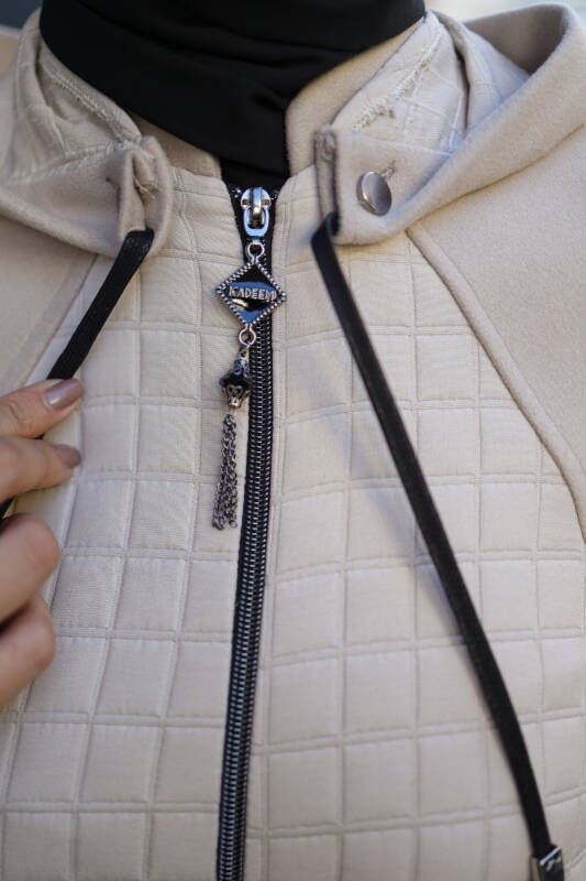 Asmin Kapitone Süet Kap Bej– 422539 - 4