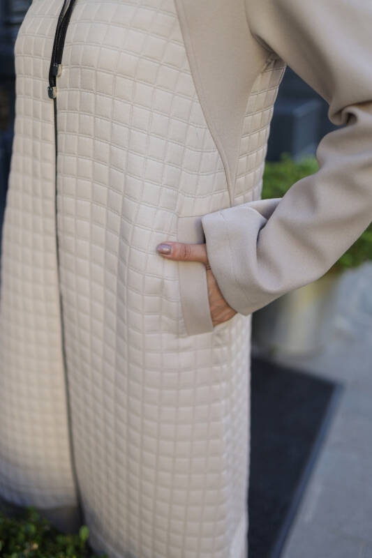 Asmin Kapitone Süet Kap Bej– 422539 - 5