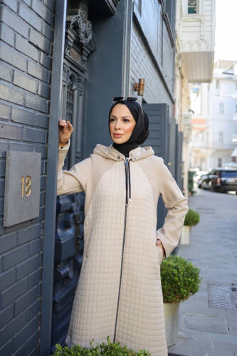 Asmin Kapitone Süet Kap Bej– 422539 - 7