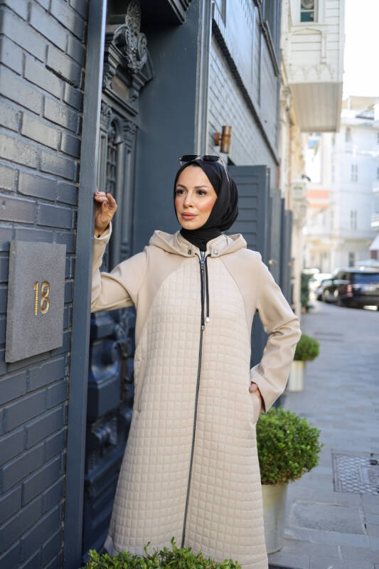 Asmin Kapitone Süet Kap Bej– 422539 - 7