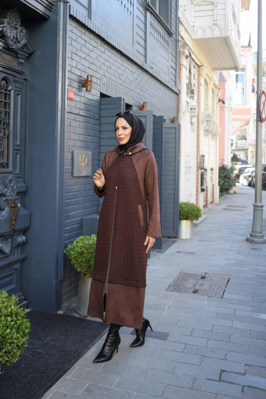 Asmin Kapitone Süet Kap Kahverengi – 422539 - 1