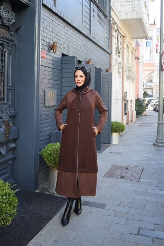 Asmin Kapitone Süet Kap Kahverengi – 422539 - 2