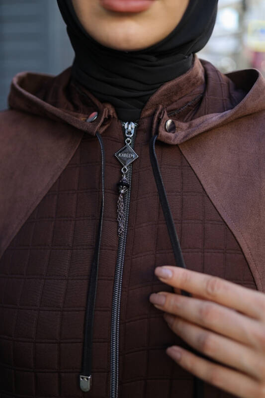 Asmin Kapitone Süet Kap Kahverengi – 422539 - 4