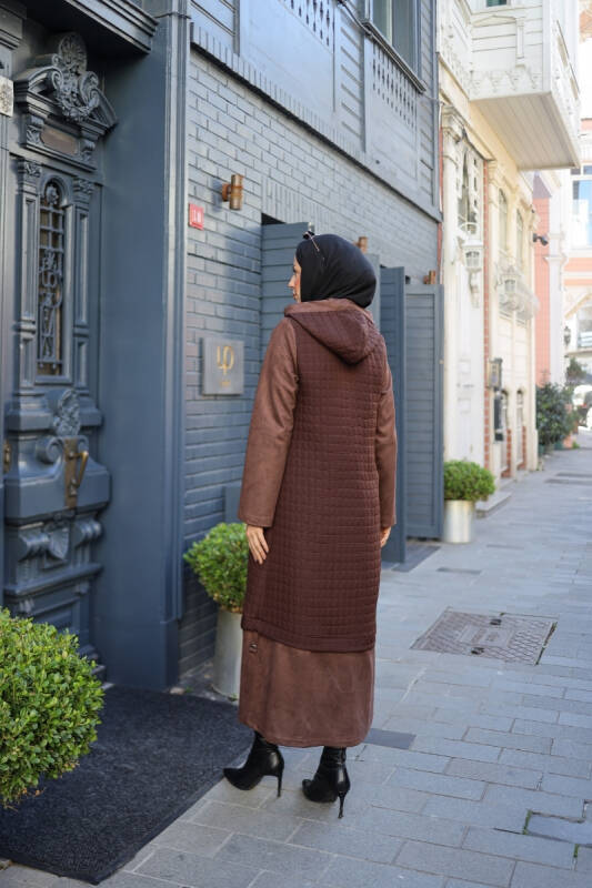 Asmin Kapitone Süet Kap Kahverengi – 422539 - 7