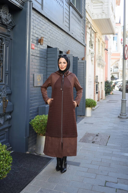 Asmin Kapitone Süet Kap Kahverengi – 422539 - 8