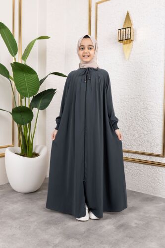 BAĞCIKLI PİLELİ ÇOCUK FERACE & Füme - 4007 