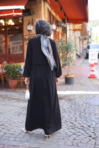 Belen Ferace Siyah - 9045 - 7
