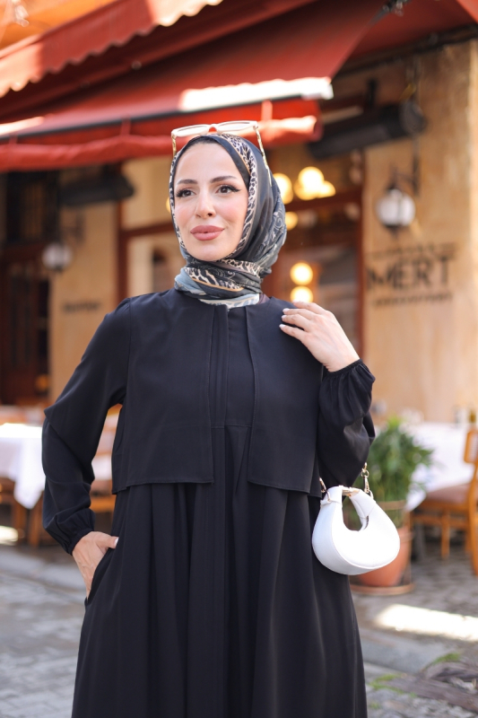 Belen Ferace Siyah - 9045 - 10