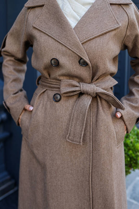 Belis Kaşe Kaban Camel - 5801 - 14
