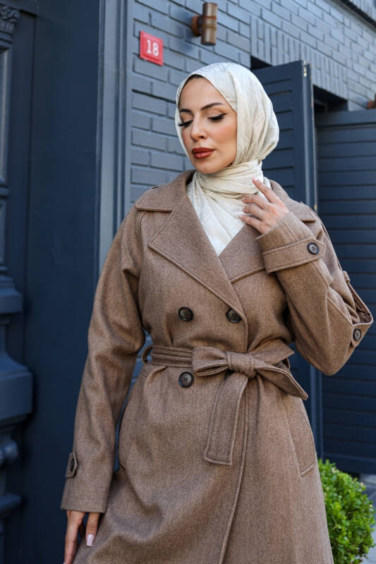 Belis Kaşe Kaban Camel - 5801 - 15