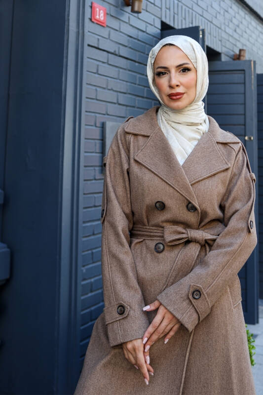 Belis Kaşe Kaban Camel - 5801 - 16