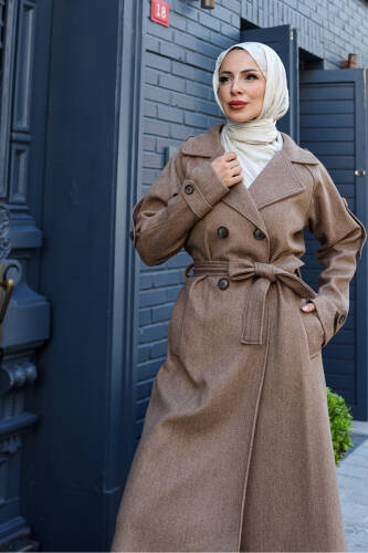 Belis Kaşe Kaban Camel - 5801 - 7