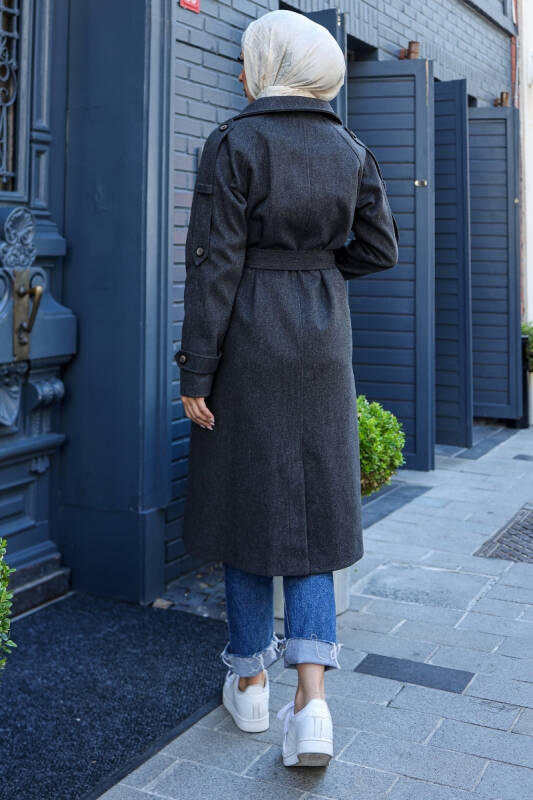 Belis Kaşe Kaban Füme - 5801 - 16