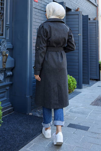 Belis Kaşe Kaban Füme - 5801 - 6