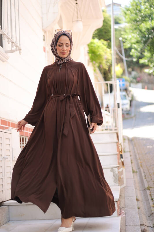 BELİZ FERACE & Kahverengi - 9040 - 6