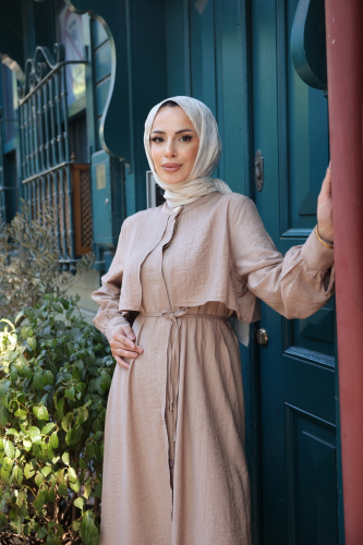 Esma İkili Takım Bej - 3013 - Kadeem Giyim (1)