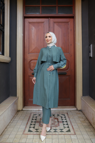 Esma İkili Takım Mint Yeşili - 3013 - Kadeem Giyim (1)