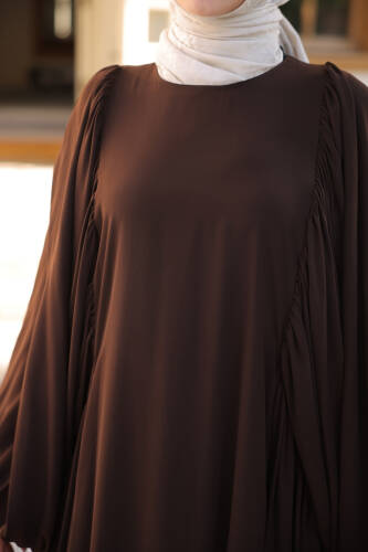 Firuze Elbise Kahverengi - 8008 - 2