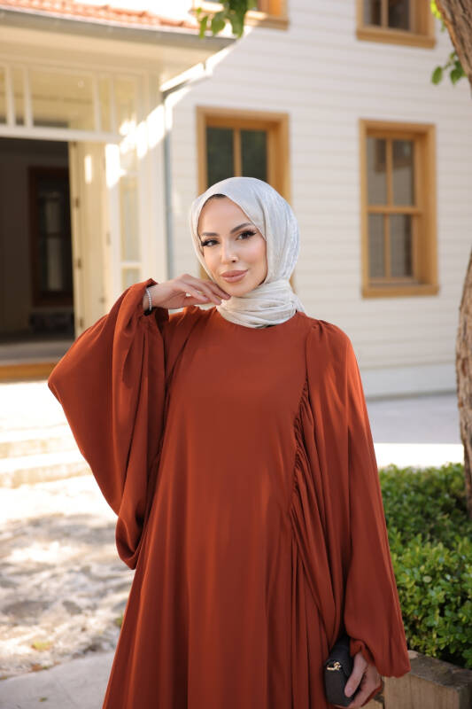 Firuze Elbise Kiremit - 8008 - 2
