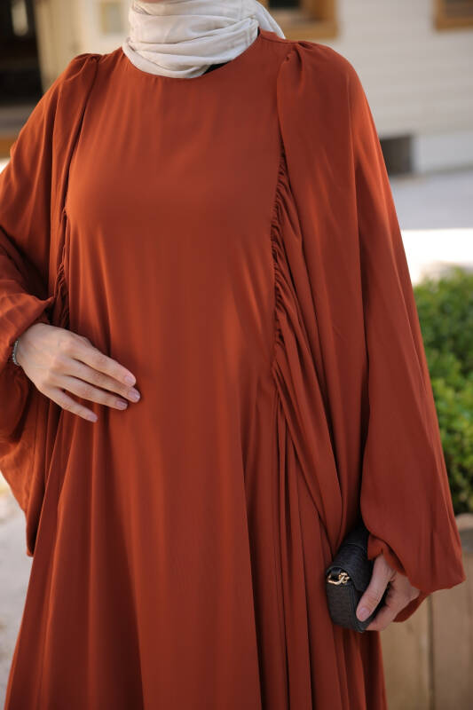 Firuze Elbise Kiremit - 8008 - 4