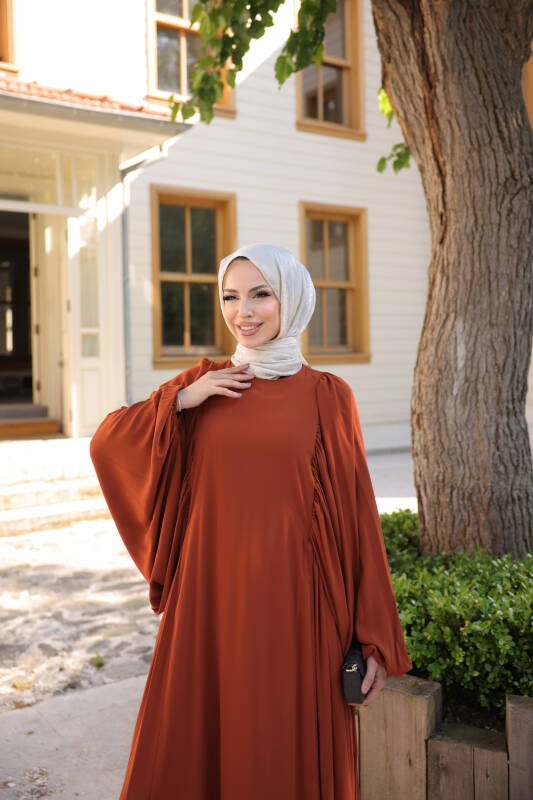 Firuze Elbise Kiremit - 8008 - 5