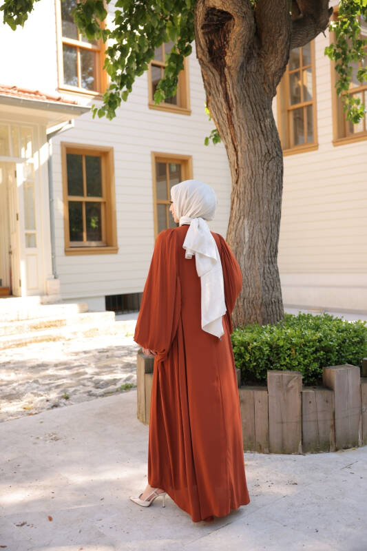 Firuze Elbise Kiremit - 8008 - 8