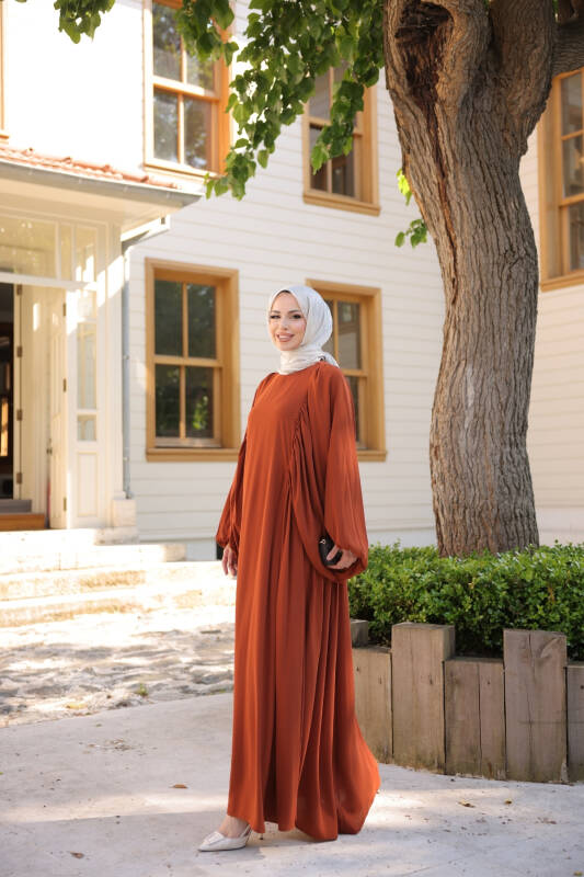 Firuze Elbise Kiremit - 8008 - 9
