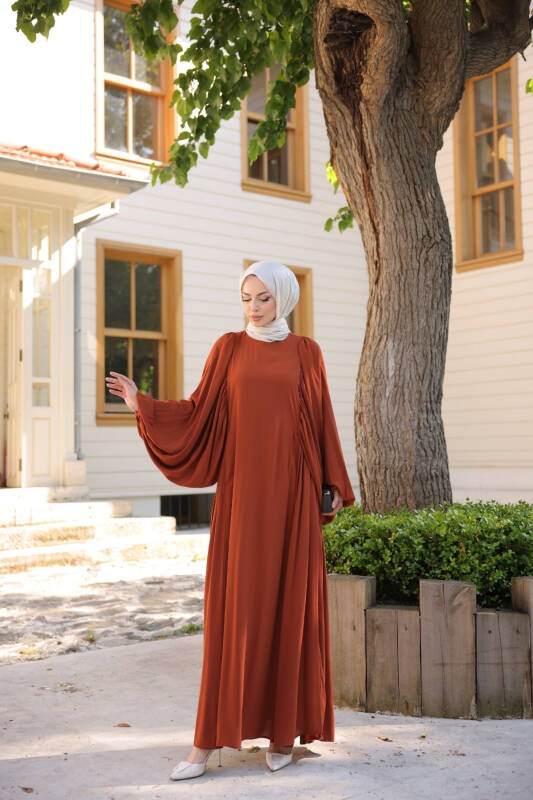 Firuze Elbise Kiremit - 8008 - 1