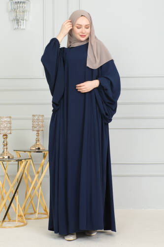 Firuze Elbise Lacivert 8008 - 8