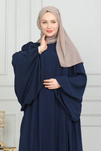 Firuze Elbise Lacivert 8008 - 10