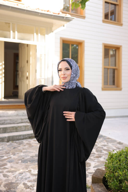 Firuze Elbise Siyah - 8008 - 3