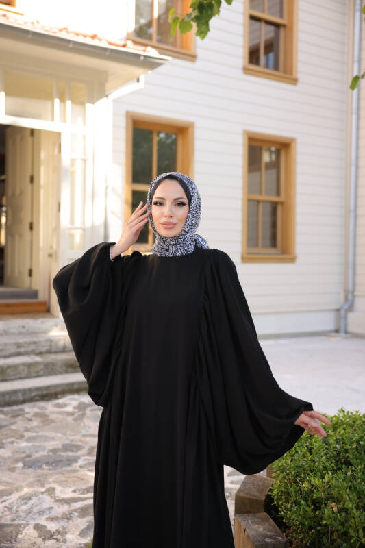 Firuze Elbise Siyah - 8008 - 4