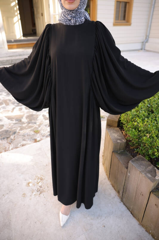 Firuze Elbise Siyah - 8008 - 5
