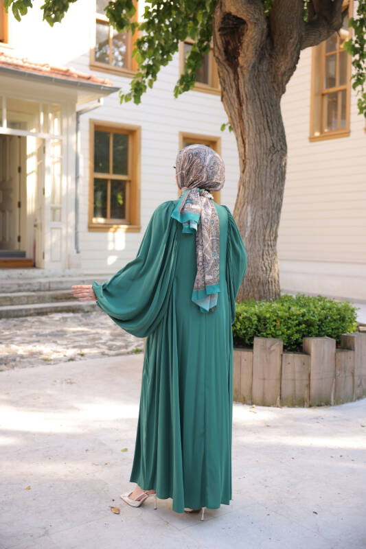 Firuze Elbise Yeşil - 8008 - 8