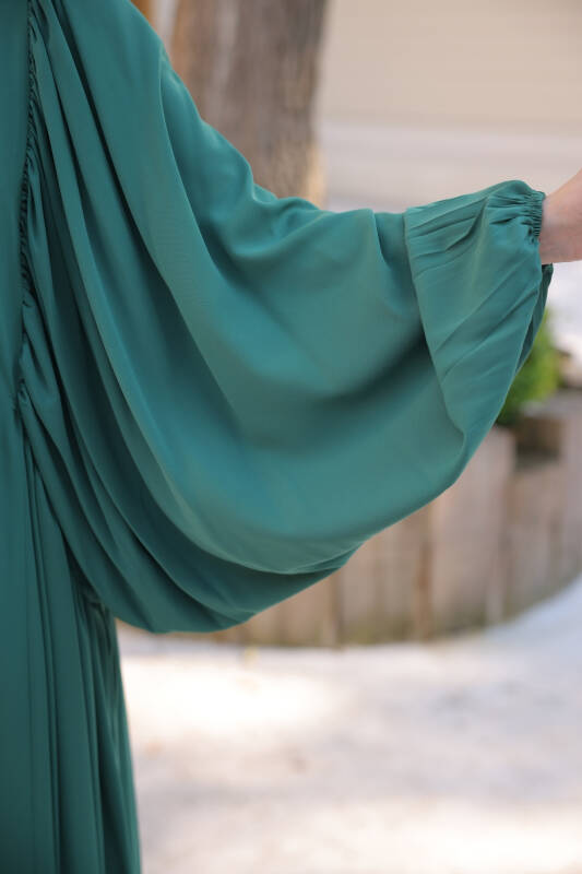 Firuze Elbise Yeşil - 8008 - 2