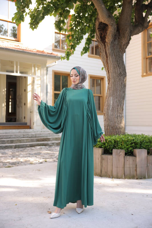 Firuze Elbise Yeşil - 8008 - 1