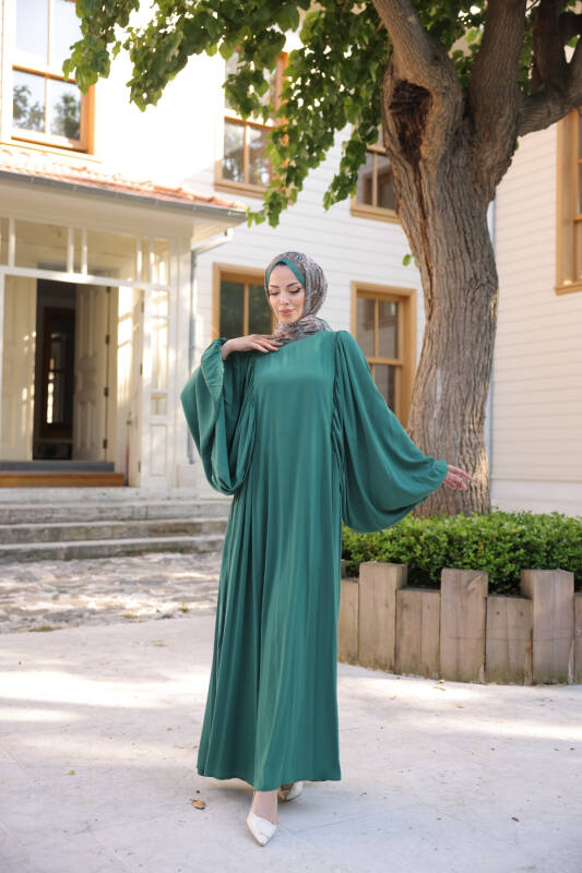 Firuze Elbise Yeşil - 8008 - 7