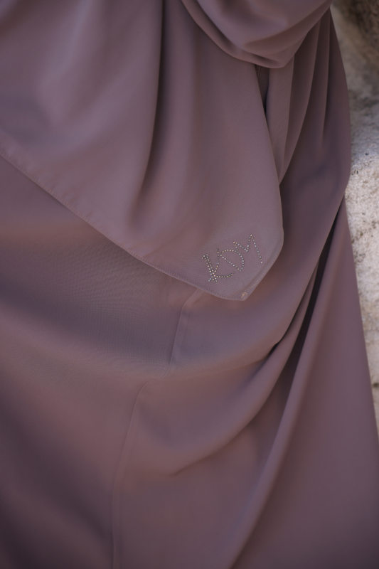 FÜRUZAN ABAYA-Vizon - 9014 - 9