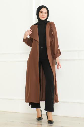 GİY ÇIK KETEN KAP & Cappuchino - 2411 - 3