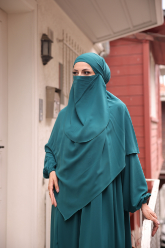 HİMAR ÜÇLÜ TAKIM Petrol - 5003 - Kadeem Giyim (1)