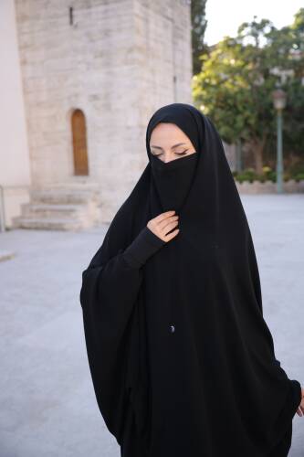 İğneli Gizli Peçeli Çarşaf-ı Şerif Sandy - 5005 - 7